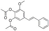 1,2-Di(acetyloxy)-3-methoxy-5-(2-phenylvinyl)benzene CAS#: 67901-27-3