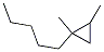 1,2-Dimethyl-1-pentylcyclopropane CAS#: 62238-04-4
