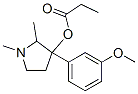 1,2-Dimethyl-3-(m-methoxyphenyl)pyrrolidin-3-ol propionate CAS#: 69552-05-2