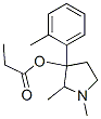1,2-Dimethyl-3-(o-tolyl)pyrrolidin-3-ol propionate CAS#: 69597-49-5