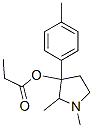 1,2-Dimethyl-3-(p-tolyl)pyrrolidin-3-ol propionate CAS#: 69552-07-4