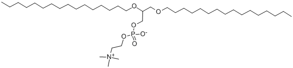 1,2-O-DIHEXADECYL-RAC-GLYCERO-3-PHOSPHOCHOLINE CAS#: 69483-37-0