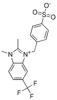 1,2-dimethyl-3-[(4-sulphonatophenyl)methyl]-5-(trifluoromethyl)-1H-benzimidazolium CAS#: 68959-22-8