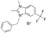 1,2-dimethyl-3-(benzyl)-5-(trifluoromethyl)-1H-benzimidazolium bromide CAS#: 67990-33-4