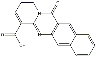 12-oxo-12H-benzo[g]pyrido[2,1-b]quinazoline-4-carboxylic acid CAS#: 63127-04-8