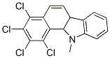 1,2,3,4-Tetrachloro-6a,11a-dihydro-11-methyl-11H-benzo[a]carbazole CAS#: 68464-50-6