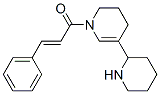 1,2,3,4-Tetrahydro-1-[(E)-1-oxo-3-phenyl-2-propenyl]-5-(2-piperidinyl)pyridine CAS#: 6793-63-1