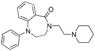 1,2,3,4-Tetrahydro-1-phenyl-4-(2-piperidinoethyl)-5H-1,4-benzodiazepin-5-one CAS#: 65647-16-7
