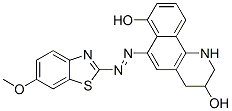 1,2,3,4-Tetrahydro-6-[(6-methoxybenzothiazol-2-yl)azo]benzo[h]quinoline-3,7-diol CAS#: 6054-52-0