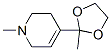 1,2,3,6-tetrahydro-1-methyl-4-(2-methyl-1,3-dioxolan-2-yl)pyridine CAS#: 60553-32-4