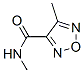 1,2,5-Oxadiazole-3-carboxamide,N,4-dimethyl-(9CI) CAS#: 65225-84-5