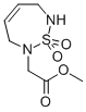 1,2,7-THIADIAZEPINE-2(3H)-ACETIC ACID, 6,7-DIHYDROMETHYL ESTER, 1,1-DIOXIDE CAS#: 515130-33-3