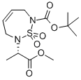 1,2,7-THIADIAZEPINE-2(3H)-ACETIC ACID, 7-[(1,1-DIMETHYLETHOXY)CARBONYL]-6,7-DIHYDRO-ALPHA-METHYL-, METHYL ESTER, 1,1-DIOXIDE, (ALPHAS) CAS#: 515130-35-5