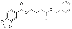 1,3-BENZODIOXOLE-5-CARBOXYLIC ACID, 4-OXO-4-(PHENYLMETHOXY)BUTYL ESTER CAS#: 66498-42-8