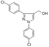(1,3-BIS(4-CHLOROPHENYL)-1H-PYRAZOL-4-YL)METHANOL CAS#: 618441-60-4
