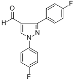 1,3-BIS(4-FLUOROPHENYL)-1H-PYRAZOLE-4-CARBALDEHYDE CAS#: 618098-59-2