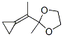 1,3-Dioxolane,  2-(1-cyclopropylideneethyl)-2-methyl- CAS#: 66115-41-1