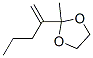 1,3-Dioxolane,  2-methyl-2-(1-methylenebutyl)- CAS#: 65818-23-7