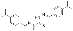 1,3-bis[(4-propan-2-ylphenyl)methylideneamino]thiourea CAS#: 6327-30-6