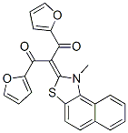 1,3-di-2-furyl-2-(1-methylnaphtho[1,2-d]thiazol-2(1H)-ylidene)propane-1,3-dione CAS#: 63149-07-5