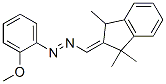 [(1,3-dihydro-1,1,3-trimethyl-2H-inden-2-ylidene)methane]azo(2-methoxybenzene) CAS#: 65122-05-6