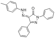 1,3-diphenyl-1H-pyrazole-4,5-dione 4-[(4-methylphenyl)hydrazone] CAS#: 6528-22-9