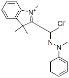 1,3,3-trimethyl-2-[1-(methylphenylhydrazono)ethyl]-3H-indolium chloride CAS#: 68134-35-0