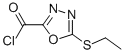 1,3,4-Oxadiazole-2-carbonylchloride,5-(ethylthio)-(9CI) CAS#: 62373-37-9