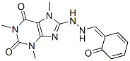 1,3,7-trimethyl-8-[2-[(E)-(6-oxo-1-cyclohexa-2,4-dienylidene)methyl]hy drazinyl]purine-2,6-dione CAS#: 6306-69-0