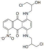 1,4-Bis[(3-chloro-2-hydroxypropyl)amino]-5-nitro-9,10-anthracenedione CAS#: 6424-92-6