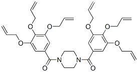 1,4-Bis[3,4,5-tris(allyloxy)benzoyl]piperazine CAS#: 63980-46-1