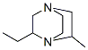 1,4-Diazabicyclo[2.2.2]octane,2-ethyl-6-methyl-(9CI) CAS#: 67820-72-8