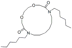 1,4-Dioxa-7,14-diazacyclohexadecane-6,15-dione, 7,14-dihexyl- CAS#: 67456-24-0