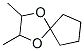 1,4-Dioxaspiro[4.4]nonane,  2,3-dimethyl- CAS#: 6290-15-9