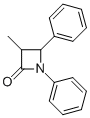 1,4-Diphenyl-3-methylazetidine-2-one CAS#: 7468-12-4
