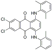 1,4-bis[(2,6-dimethylphenyl)amino]-6,7-dichloroanthraquinone CAS#: 67906-36-9