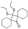 14,14-Bis(ethylthio)dispiro[5.1.5.1]tetradecan-7-one CAS#: 69131-34-6