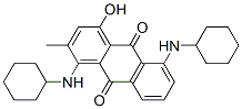 1,5-Bis(cyclohexylamino)-4-hydroxy-2-methyl-9,10-anthracenedione CAS#: 69657-99-4