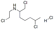 1,6-Dicloro-N-(2-chloroethyl)-2-heptanamine hydrochloride CAS#: 64398-28-3