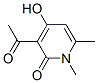 1,6-Dimethyl-3-acetyl-4-hydroxypyridine-2(1H)-one CAS#: 7202-55-3