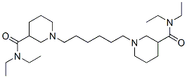 1,6-bis(3-(N,N-diethylcarbamoyl)piperidino)hexane CAS#: 7259-61-2