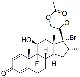 17-bromo-9-fluoro-11beta,21-dihydroxy-16alpha-methylpregna-1,4-diene-3,20-dione 21-acetate CAS#: 61339-35-3