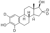17BETA-ESTRADIOL-2,4,16,16-D4 CAS#: 66789-03-5
