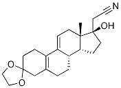 (17α)-3,3-[1,2-Ethanediylbis(oxy)]-17-hydroxy-19-norpregna-5(10),9(11)-diene-21-nitrile CAS#: 190662-30-7