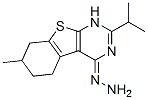[1]Benzothieno[2,3-d]pyrimidin-4(1H)-one, 5,6,7,8-tetrahydro-7-methyl-2-(1-methylethyl)-, hydrazone (9CI) CAS#: 606114-00-5