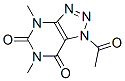 1H-1,2,3-Triazolo[4,5-d]pyrimidine-5,7(4H,6H)-dione,  1-acetyl-4,6-dimethyl- CAS#: 7464-71-3