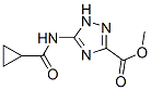 1H-1,2,4-Triazole-3-carboxylicacid,5-[(cyclopropylcarbonyl)amino]-,methyl CAS#: 683782-45-8