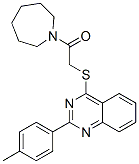 1H-Azepine, hexahydro-1-[[[2-(4-methylphenyl)-4-quinazolinyl]thio]acetyl]- (9CI) CAS#: 606132-40-5