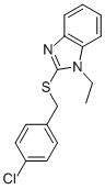1H-BENZIMIDAZOLE, 2-[[(4-CHLOROPHENYL)METHYL]THIO]-1-ETHYL- CAS#: 678559-60-9