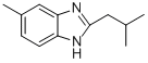 1H-Benzimidazole,5-methyl-2-(2-methylpropyl)-(9CI) CAS#: 630091-56-4